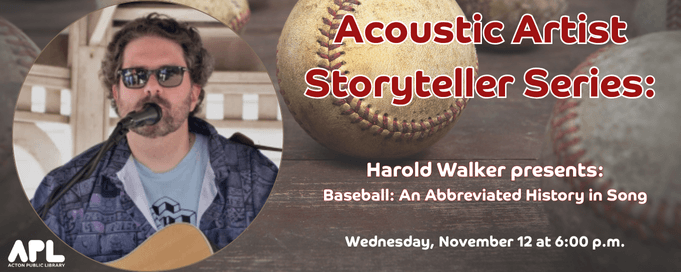 Acoustic Storyteller Harold Walker